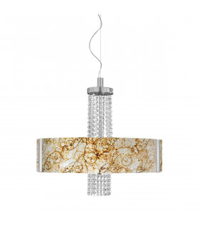 Suspension design EMOZIONE chrome 6 ampoules