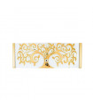 Applique murale design EMOZIONE Or 24 Carats 2 ampoules
