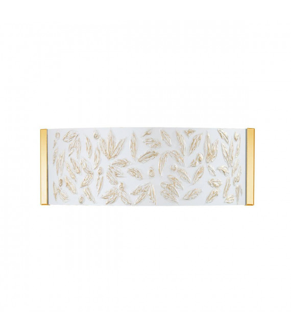 Applique di design EMOZIONE 24 carati oro 2 lampadine