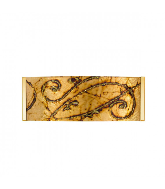 Design Wandleuchte EMOZIONE 24 Carat Gold 2 Glühbirnen