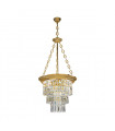 Chandelier classique MILORD CRYSTAL or Français 4 ampoules