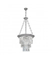 Chandelier classique MILORD CRYSTAL chrome 4 ampoules