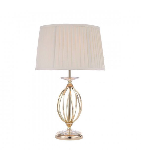 Lampada egea, in ottone, con paralume