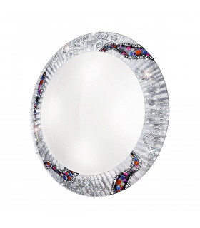 Plafonnier design SERENA chrome 4 ampoules