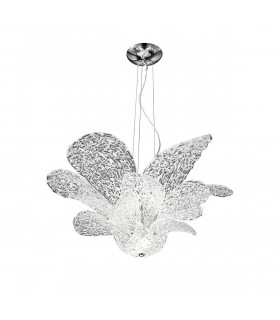 Araña de diseño NAOMI cromo 7 bombillas