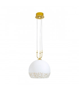 Lampada a sospensione design LUNA 24 carati in oro 1 + 1 lampadine