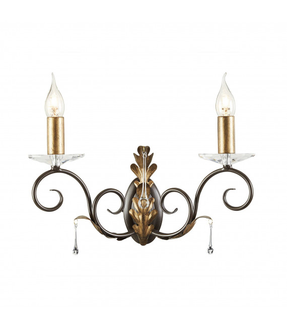plafonnier ventilateur vintage 2 ampoules e27 max 60w brun patiné