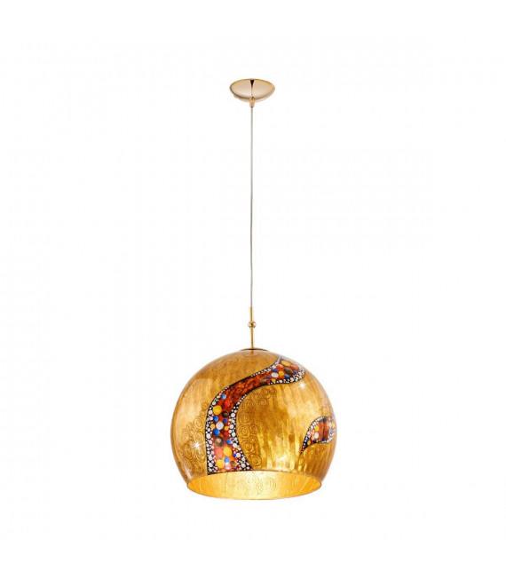 Lampada a sospensione design LUNA Gold 24 carati 1 lampadina