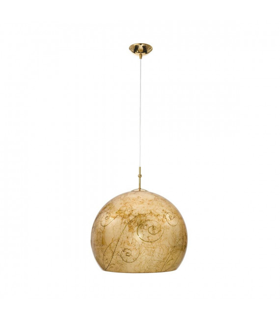 Lámpara colgante de diseño LUNA Gold 24 quilates 1 bombilla