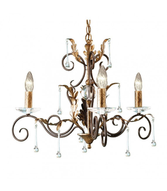 Lampada da parete Amarilli, bronzo / oro, 2 lampadine