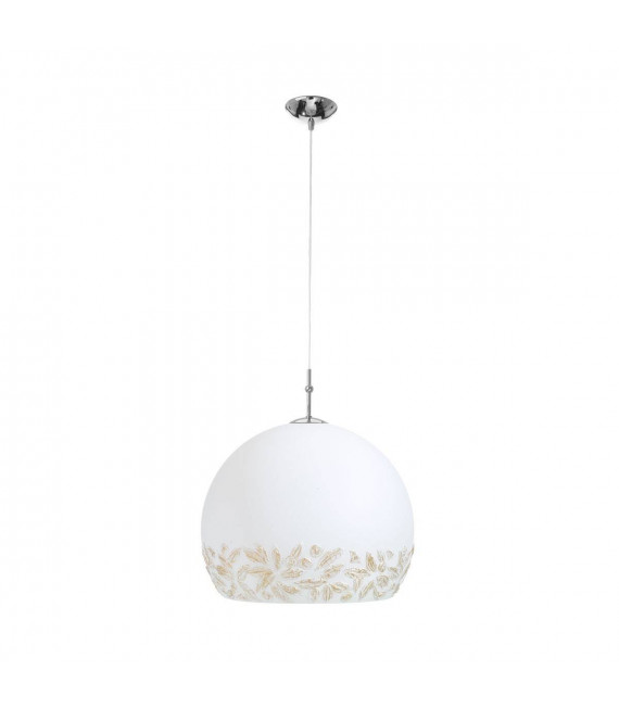 Design Pendelleuchte LUNA Chrom 1 Glühbirne