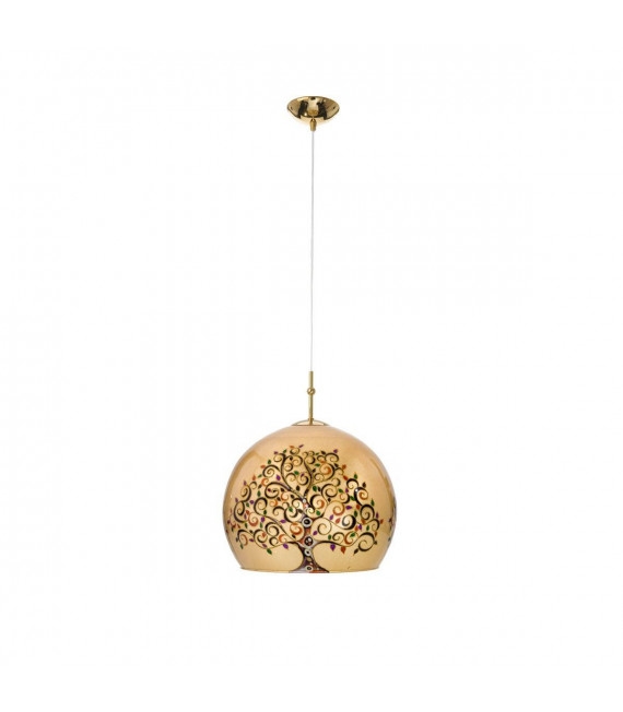 Lámpara colgante de diseño LUNA Gold 24 quilates 1 bombilla