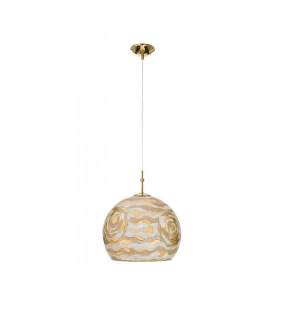 Lampada a sospensione design LUNA Gold 24 carati 1 lampadina