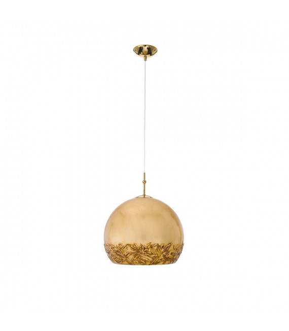 Design Pendelleuchte LUNA Gold 24 Karat 1 Glühbirne
