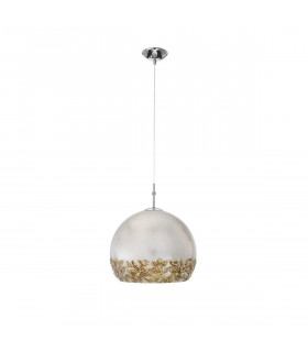 Design Pendelleuchte LUNA Chrom 1 Glühbirne