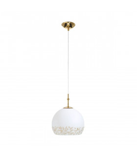 Lámpara colgante de diseño LUNA Gold 24 quilates 1 bombilla