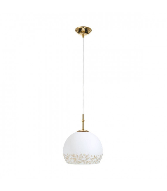 Lámpara colgante de diseño LUNA Gold 24 quilates 1 bombilla