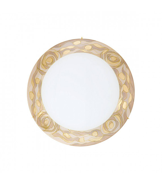 Plafoniera design SERENA 24K Gold 3 lampadine