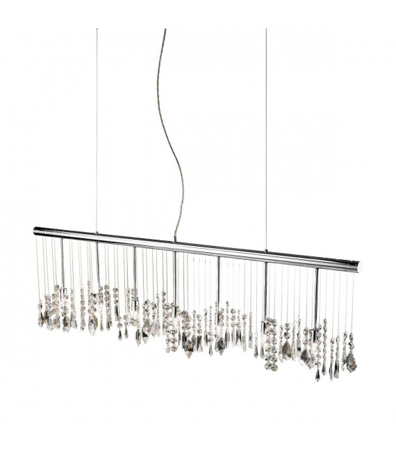 Ciondolo design STRETTA cromato 7 lampadine