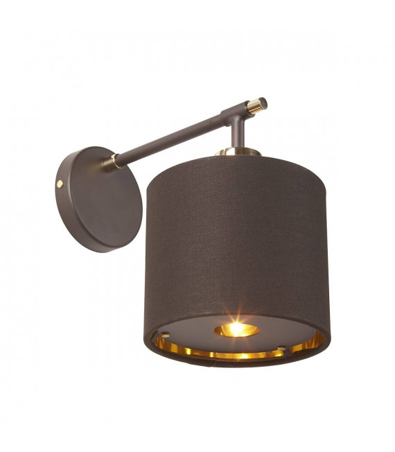plafonnier ventilateur vintage 2 ampoules e27 max 60w brun patiné
