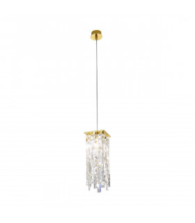 Design Pendelleuchte PRISMA Chrom 1 Glühbirne