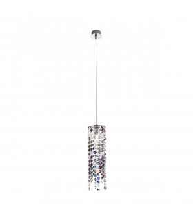 Design Pendelleuchte PRISMA Chrom 1 Glühbirne