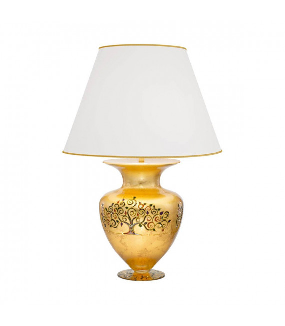 Lampe de table design ANFORA Or 24 Carats 1 ampoule