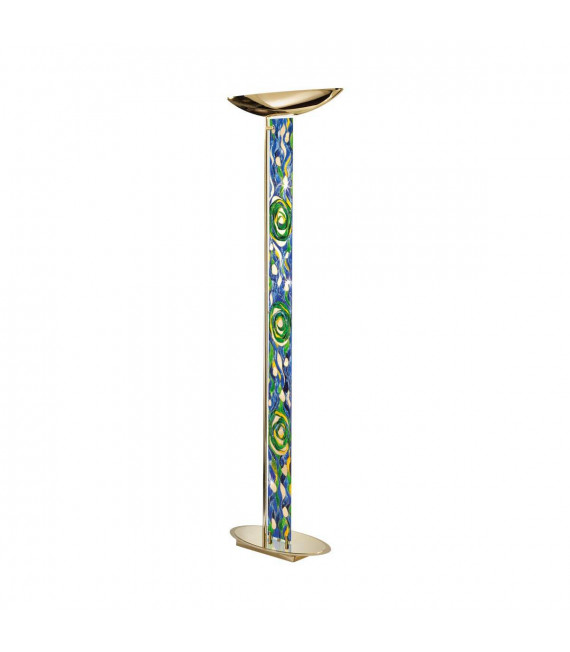Lampadaire design DELPHI Or 24 Carats 4 ampoules