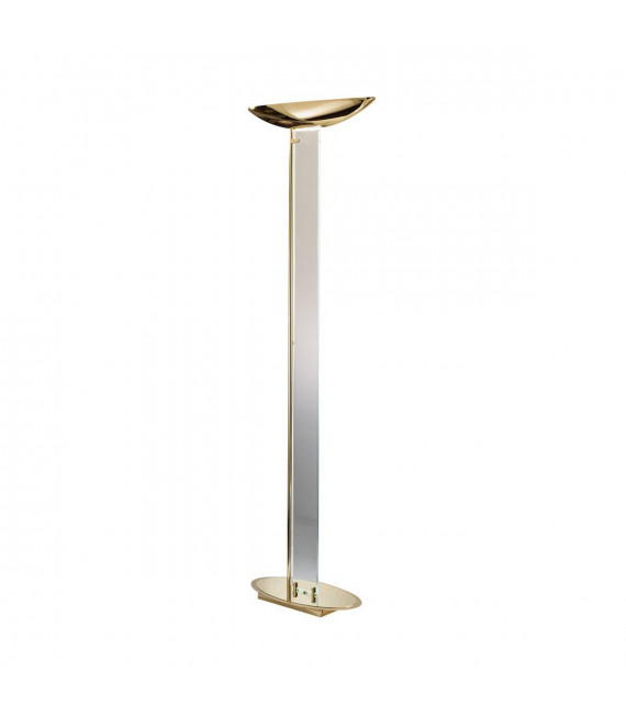 Lámpara de pie de diseño DELPHI Gold 24 quilates 4 bombillas