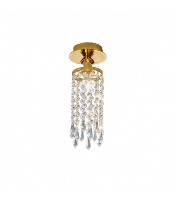 Spot de diseño CHARLESTON 24 quilates Oro 1 bombilla