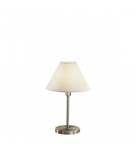 Lampe de table HILTON nickel 1 ampoule