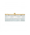 Applique murale design PRISMA Or 24 Carats 3 ampoules