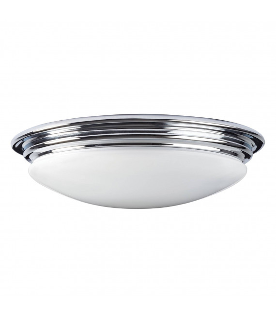 Binstead Pendelleuchte, Chrom und Glas, 3 Glühbirnen