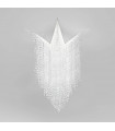 Plafonnier design FONTE DI LUCE blanc mat 1 ampoule