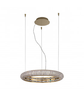 Ciondolo design NOBILE in oro 24 carati 1 lampadina