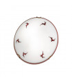 Plafonnier style cosy NONNA laiton antique 1 ampoule