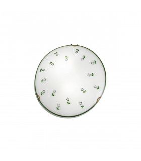 Plafoniera accogliente stile MOON ottone antico 1 lampadina