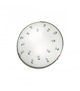 MOON Plafón Latón antiguo 1 bombilla