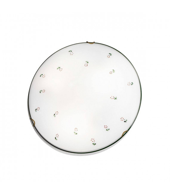 Lampada da soffitto MOON in ottone antico 1 lampadina