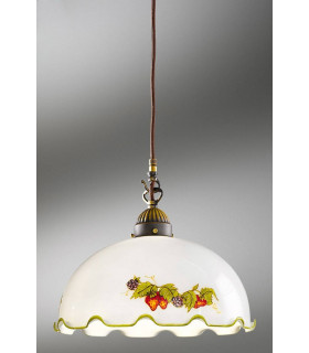 Suspension style cosy NONNA laiton antique 1 ampoule