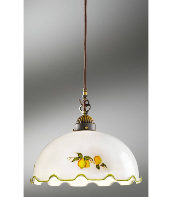 Suspension style cosy NONNA laiton antique 1 ampoule