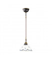 Suspension style cosy NONNA laiton antique 1 ampoule