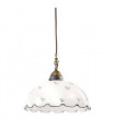 Suspension style cosy NONNA laiton antique 1 ampoule