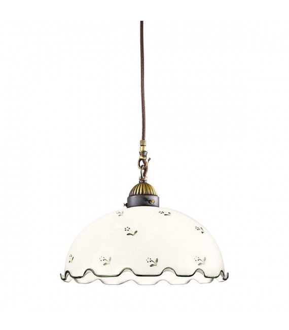 Suspension style cosy NONNA laiton antique 1 ampoule