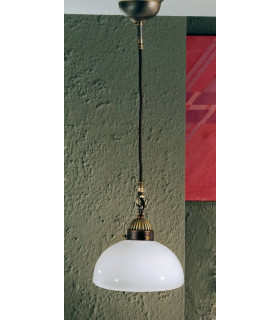 Suspension style cosy NONNA laiton antique 1 ampoule