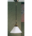 Suspension style cosy NONNA laiton antique 1 ampoule