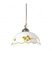 Suspension style cosy NONNA laiton antique 1 ampoule