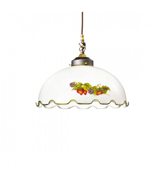 Suspension style cosy NONNA laiton antique 1 ampoule