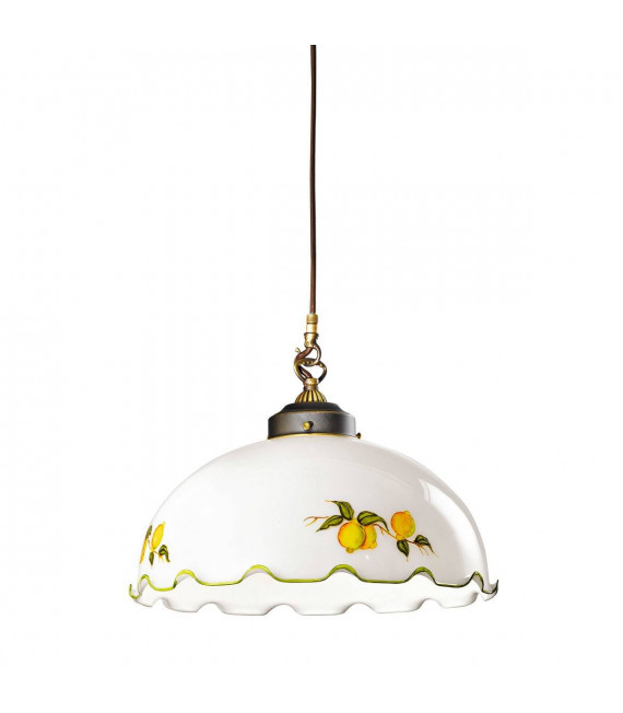 Suspension style cosy NONNA laiton antique 1 ampoule