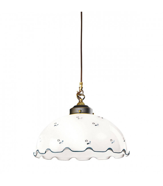 Suspension style cosy NONNA laiton antique 1 ampoule
